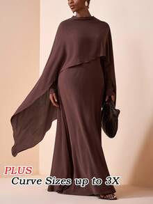 Veslaya In The Early Autumn Of 2025, The New St. Patrick's Day Style Features A Western Style, A Nomadic Style, A Style For Birthday Parties, A Graduation Season, A College Style, A Basic And Versatile Style/Winter - Brown - View 1