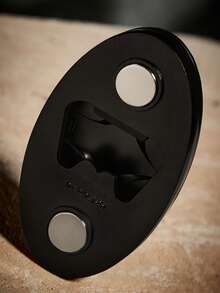 BATMAN X SHEIN Nam châm mở nắp tủ lạnh hình dáng độc đáo bằng hợp kim kẽm, vật trang trí đẹp mắt cho tủ lạnh, phù hợp cho nhà bếp và bảng trắng văn phòng. - màu đen - Xem 4