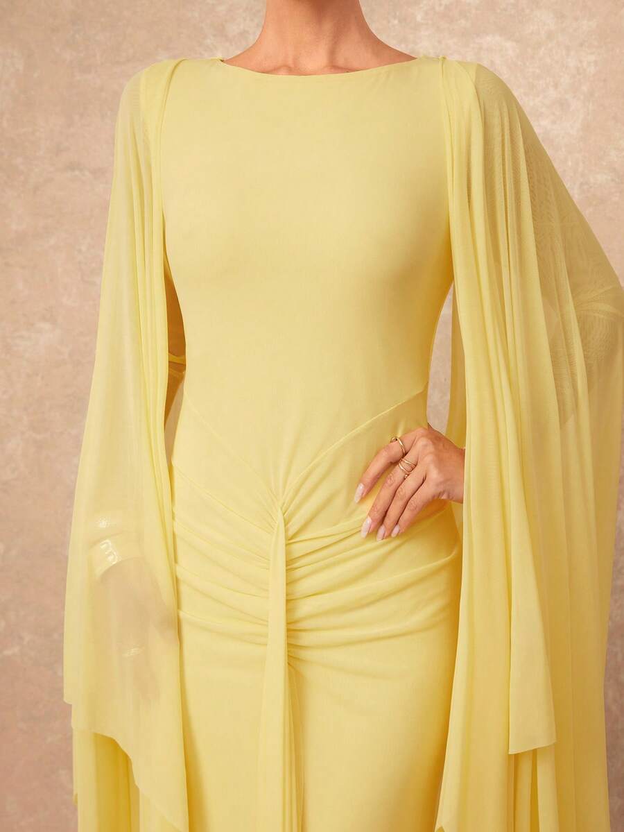 Lumalex Đầm voan xếp ly dáng suông, cổ thuyền, cổ choàng, eo thon, ôm sát cơ thể, chất liệu chiffon, thích hợp cho mùa xuân sớm. Đầm mùa xuân cho nữ, trang phục đi nghỉ mát, sinh nhật, đám cưới, quà tặng ngày Valentine, trang phục lãng mạn cho ngày Valentine, khách mời đám cưới, quà tặng ngày Valentine, trang phục lãng mạn cho ngày Valentine, tiệc tùng, kỳ nghỉ hè, trang phục đi biển, vẻ ngoài sang trọng, phong cách quý phái, trang phục thanh lịch, dạ hội, tiệc tùng, tiệc tùng, trang phục kín đáo, phong cách cổ điển, tiệc rave, tiệc tùng nhiều lớp.