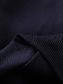 少女落肩拉链半开襟卫衣