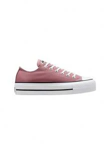 Converse Sneakers joase din pânză cu platformă Chuck Taylor All Star Lift, roz, A10648C - Roz - Vizualizare 1