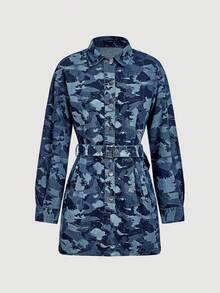 Selenza Mature & Elegant Casual Women Denim Dress