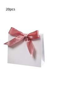 10个/20个/50个装纸质迷你礼品袋，婚礼礼品袋（带蝴蝶结丝带），生日派对礼品包装，购物袋，派对礼品袋，派对回礼，生日装饰，派对礼品装饰，婚礼派对装饰用品，新娘送礼会回礼，婚礼宾客礼品 - 彩色 - 查看 28