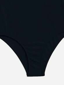 Swim Basics 素色羅紋連體泳衣