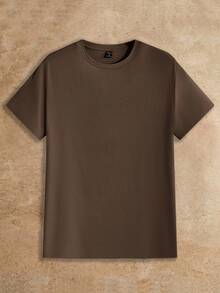 Manfinity NXTstreet Men 3pcs Solid Round Neck Tee For Summer