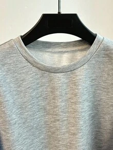 Franclia 女式圆领长袖条纹印花拼布运动衫，秋季服装 - 彩色 - 查看 5