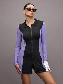 Activina Women's Golf & Tennis Sports Dress - Purple - View 6