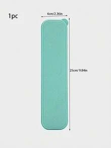 1PC/Hộp đựng nĩa, thìa, đũa và dao kéo thời trang, Hộp đựng nĩa, dao kéo du lịch di động cho học sinh, Hộp đựng bộ đũa ăn uống du lịch, Hộp đựng nĩa, thìa, đũa, dao kéo có thể tái sử dụng, Chất liệu tuyệt vời, di động - Nhiều màu - Xem 2