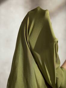 Cheriluna Maternity Elegant, Romantic, Sexy, Minimalist Style Sleeveless Backless Knit Bodycon Maternity Photoshoot Dress, Formal Dress, Christmas Party Dress, Green Dress, Elegant Dresses For Party - Green - View 7