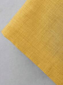 Manfinity Homme Loose Fit Men's Patched Pocket Notched Neckline Shirt, Without Necklace - Yellow - View 4