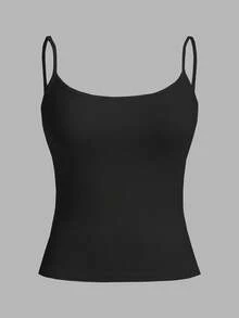 Tseoso 3pcs/Set Casual Slim-Fit Women's Camisole Tops, 95% Cotton, Suitable For Summer, Vintage, Cute Summer Tops, Softgirl, Summer Outing Items, Home, Back To School, Fall Women Clothes, Versatile, - Multicolor - View 3