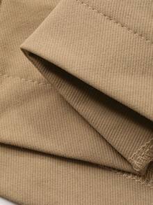 DAZY Women's Fashion Double-Breasted Trench Coat - Khaki - View 8