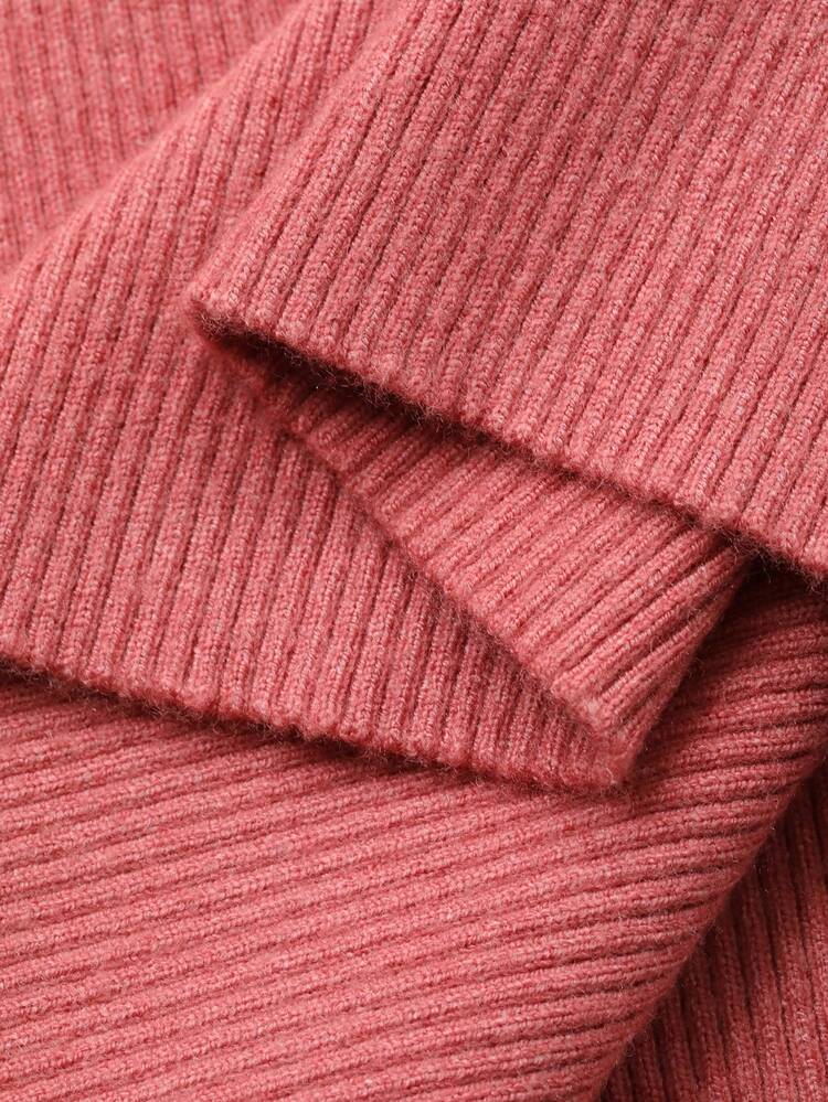 Women's Elegant Ombre Flare Sleeve Sweater Dress, Autumn/Winter