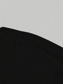Velvienne 2 件套大码女士时尚收腰上衣和纯色裙子，适合春秋季节的优雅装扮 - 彩色 - 查看 6