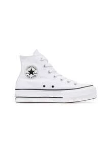 Converse Chuck Taylor All Star Women's Trainers White 560846C - White/Black/White - View 1