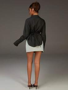 Athîral Ropa de mujer de otoño, camisa a cuadros, camisa con botones para mujer, atuendos casuales para mujer, blusas de trabajo para mujer