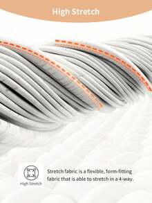 SHEIN CURVE+ Plus-Size High-Elasticity, Belly-Controlling, Tight-Fitting Flared Women's Pants - Black - View 2