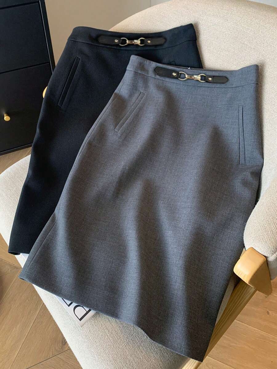 Franclia 女士时尚通勤百搭校服裙