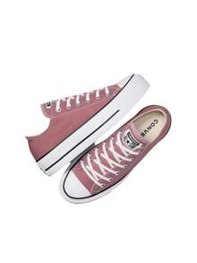 Converse Sneakers joase din pânză cu platformă Chuck Taylor All Star Lift, roz, A10648C - Roz - Vizualizare 3