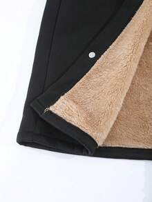 Vacaura 2pcs Teenage Thermal Lined Hoodie Jacket And Jogger Pants Set, Casual Outfit For Autumn/Winter