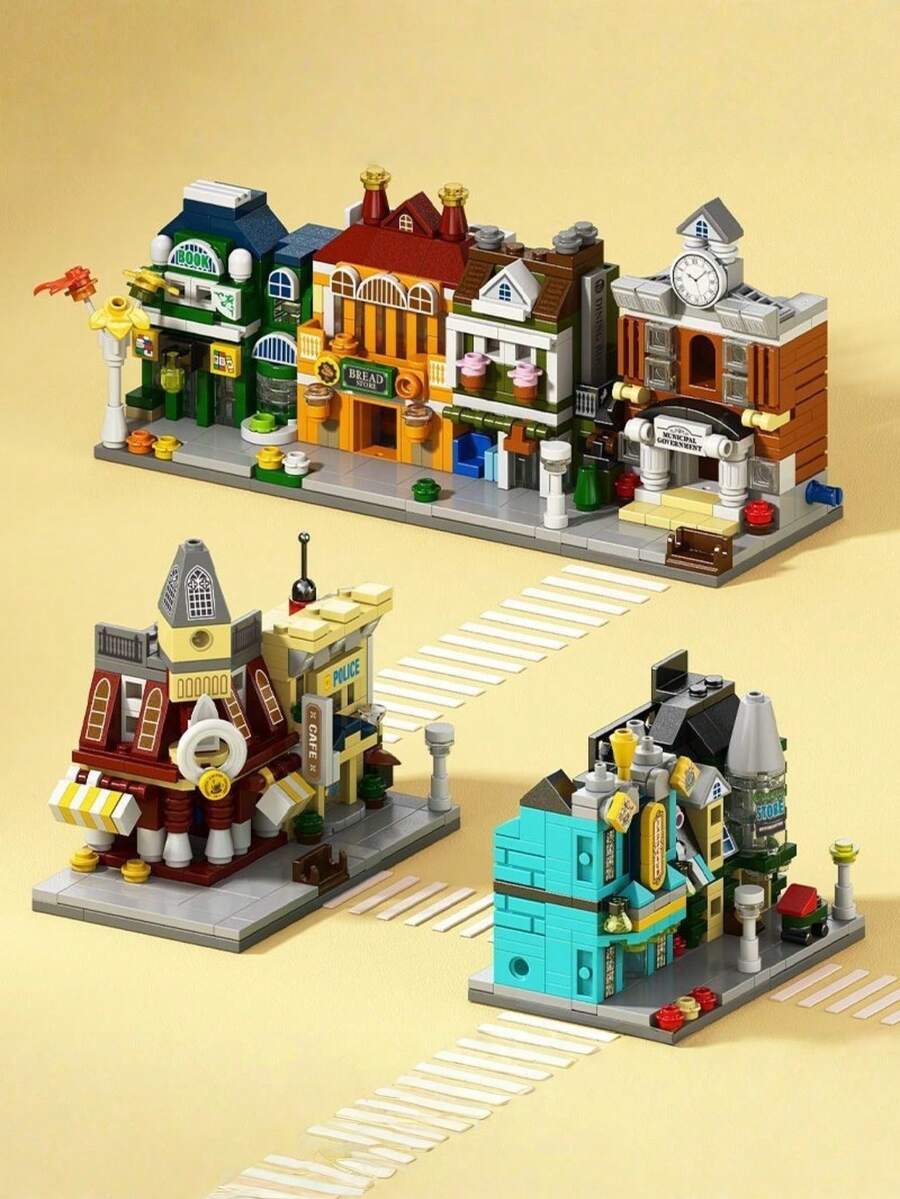 POKOJA LAND Bộ xếp hình DIY nhiều màu sắc, kích thước lớn, làm từ chất liệu ABS, thích hợp trang trí nhà cửa và văn phòng, dành cho người lớn, đồ sưu tầm hấp dẫn. - Nhiều màu - Xem 1