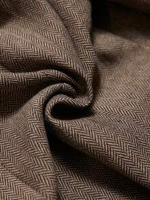 Zanirela 女士人字纹时尚通勤奢华单排扣夹克和优雅 A 字裙套装 - 彩色 - 查看 7