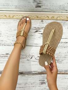 Women Flat Sandals - Multicolor - View 3