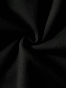 INAWLY Sweatshirt Kasual Bahu Jatuh Bordir Musim Gugur Hitam, Sweatshirt Sporty Benang Chenille Dasar Modis untuk Sehari-hari, Hadiah Kristen yang Dapat Disesuaikan - Hitam - View 5