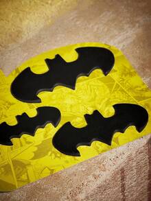 BATMAN X SHEIN 记事本套装，可爱记事本，书写便笺页标记，猫咪儿童办公学习用品创意礼物 - 彩色 - 查看 3