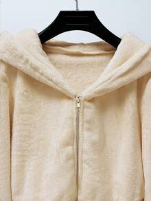 Franclia 法式风格女士冬季外套，优雅百搭，轻盈奢华短款外套，白色，加绒加厚，非常适合户外穿着，新年秋冬外套，时尚外套，时尚女士外套。