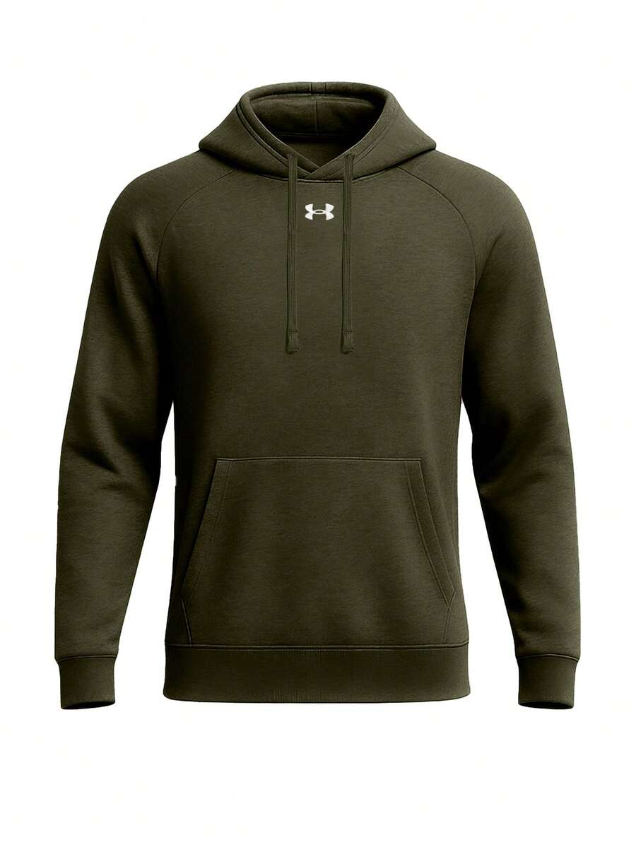 Under Armour Rival Men's Hoodie Marine Green - Green - View 1
