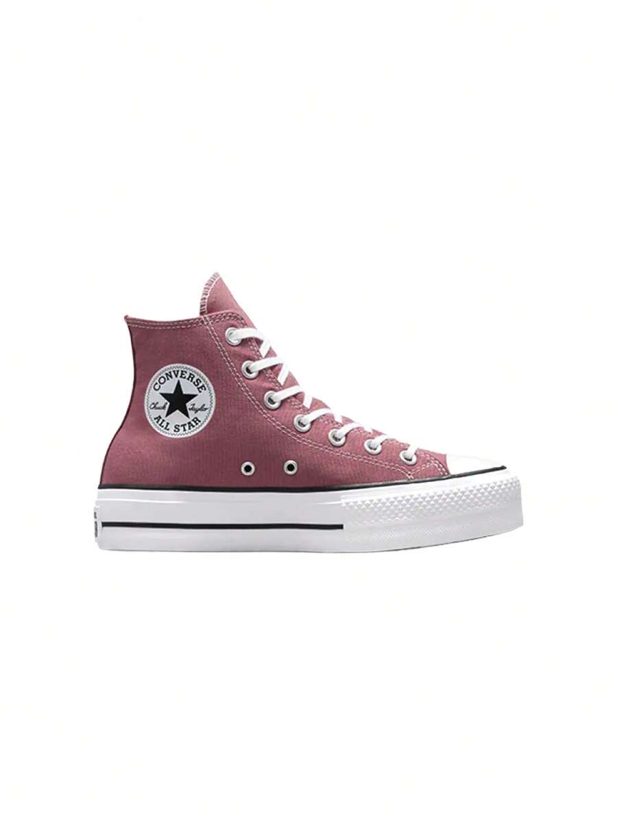 Converse Chuck Taylor All Star Lift Women's Boots Pink A10645C - 淺鞍棕色/天然象牙色/黑色 - 查看 1