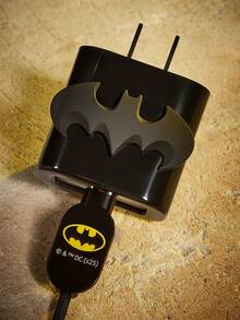 BATMAN X SHEIN Data Cable Protector, Suitable For IPhone Charger, 3-Piece Set Of Mobile Phone Cable Protectors, Charger Protector (Excluding Data Cable)