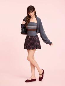 CUCCOO DOLLMOD Women's Fashion Sweet Cute Hollow Delicate Bow Mule Flat Shoes - Red - View 10