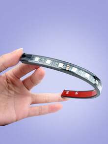 Teckwe 1個無線遙控rgb車內氛圍燈,帶48個led和音樂同步功能