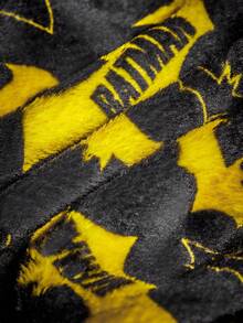 BATMAN X SHEIN 1pc Cartoon Pattern Printed Pet Plush Vest, Cat Clothes, Dog Clothes, Size XXS-XXXXL, Extra Small, Extra Large, Dog,  Cool, Bat