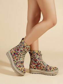 Women Ankle Boots & Booties - Mocha Brown - View 3