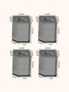 1pc Washing Machine Base, Furniture Height Increasing Foot Pad, Drum Washing Machine Foot Pad, Refrigerator Anti Slip And Shock-Absorbing Foot Bracket With Adjustable Height Pad - Multicolor - View 18