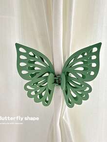 Joivida 1pc Butterfly Shape Curtain - Home Living Room Bedroom Room Curtain Fixer, Bedroom And Living Room Decor Accessory, Home Decor Good Bow Curtain,Christmas, Valentine's Day - Multicolor - View 10