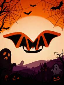 PETSIN 1 pieza Accesorio de transformación de disfraz de alas de murciélago para mascotas en Halloween - Negro - Ver 2