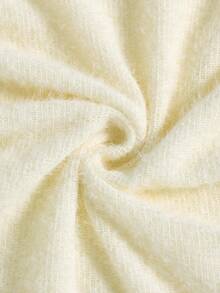 Xyvia 女士时尚性感透明长袖紧身休闲街头派对度假连衣裙，露肩女士紧身连衣裙 - 杏色 - 查看 4