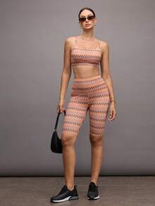 Activina 波西米亚印花女士运动文胸 - 彩色 - 查看 5