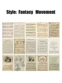 30张/套复古系列素材纸复古照片装饰背景笔记本素材ins风摆件DIY笔记 - 彩色 - 查看 14