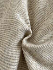 2 件套婴儿/男婴恐龙刺绣休闲圆领长袖上衣和裤子睡衣套装，秋冬 - 卡其色 - 查看 8