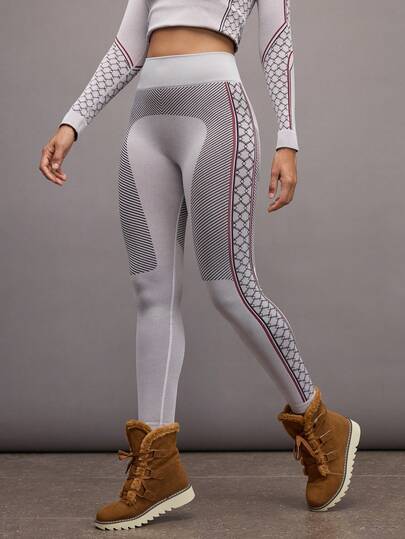 Activina Winter Outdoor Skiing Compression Sports Base Layer Leggings