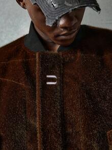 NEON BLANC Men's Fashionable Commuter Cropped Long Sleeve Jacket, Autumn/Winter - Brown - View 5