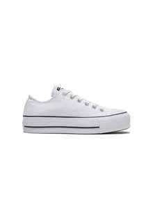 Converse Chuck Taylor Lift Platform Ox Women's Trainers White 560251C - Blanco - Ver 1