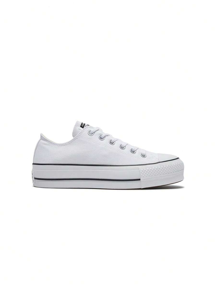 Converse Chuck Taylor Lift Platform Ox Women's Trainers White 560251C - Blanco - Ver 1