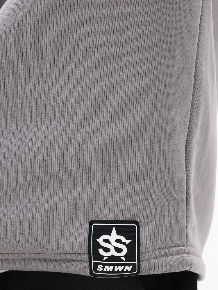 Pullover Hoodie With Drawstring And Pocket