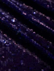 Aveloria Rosie 秋季亮片露背无袖派对性感连衣裙，优雅英伦风 - 藍色 - 查看 6